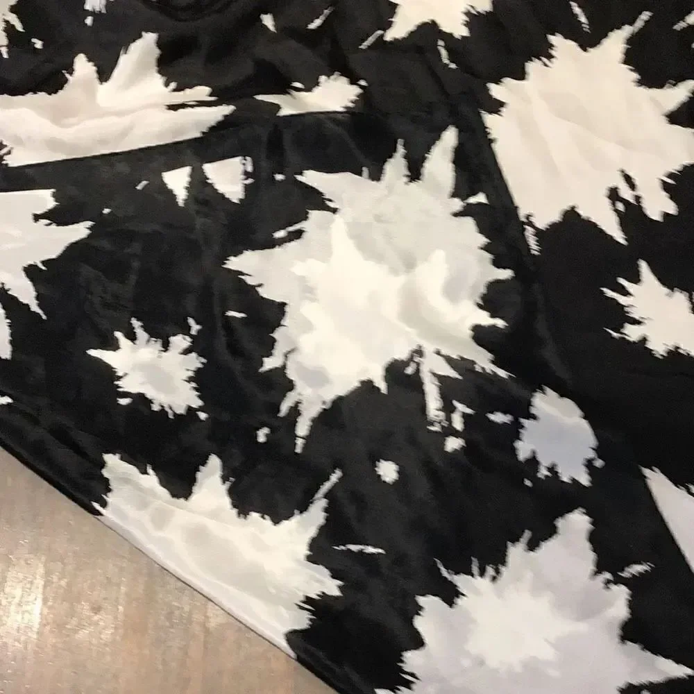 Scarf black and white print by elaine gold now